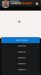 Mobile Screenshot of polisportivavaredobasket.it